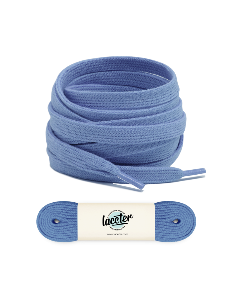 Flat and wide laces, blue sky - 1