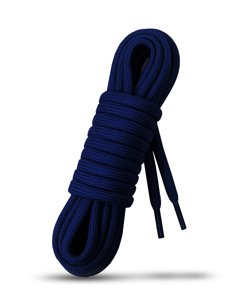 Round and thick laces, Neptune bleu - copie - 1