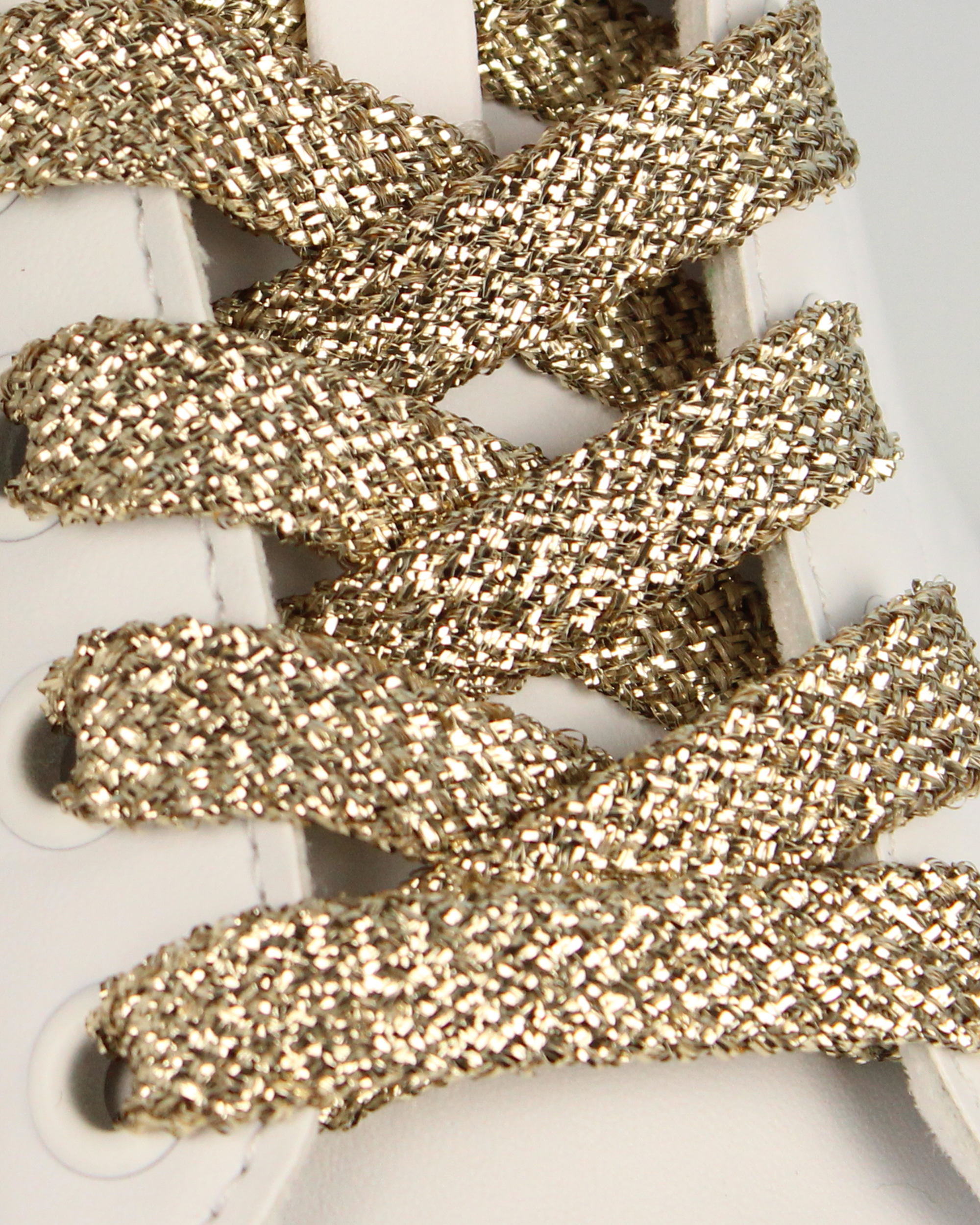 Breite, flache Schnürsenkel, golden - copie - 4